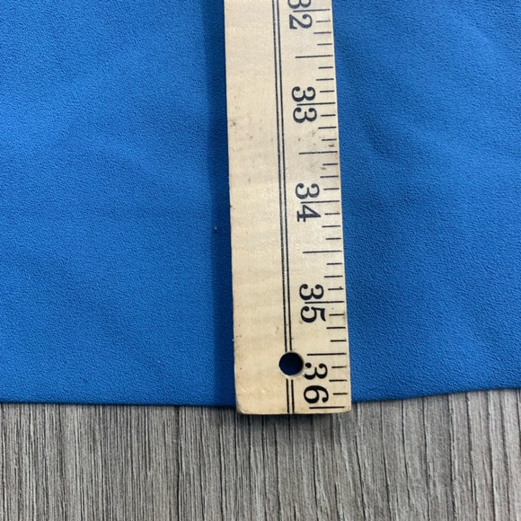 See by Chloe Riverside Blue‎ Shift Puff Sleeve Dress Size Large - Picture 8 of 16